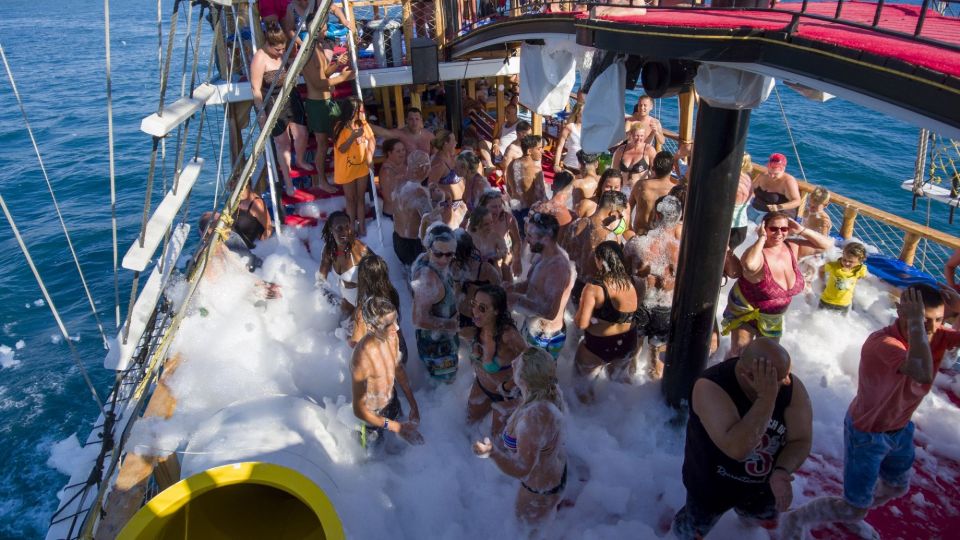 Marmaris Pirate Boat, Lunch Unlimited Soft Drinks Foam Party - Overview of the Pirate Boat Trip