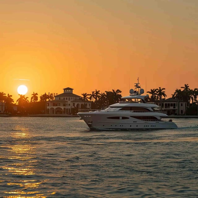 Miami: Scenic Cruise With Bar on Board - Cruise Itinerary