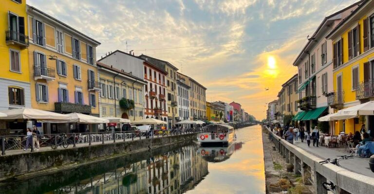 Milan: Navigli Canal Boat Cruise