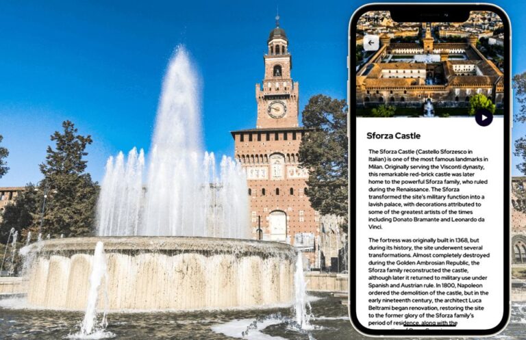 Milan: Sforza Castle Entry Ticket With Digital Audioguide