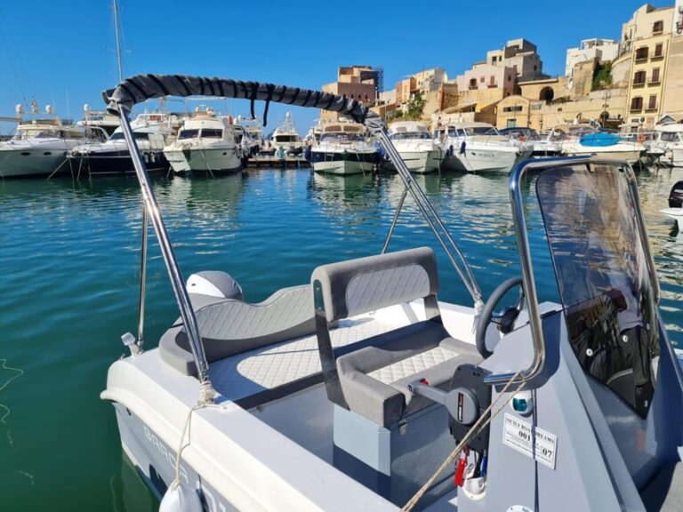 Mooring Course in the Port of Castellammare Del Golfo