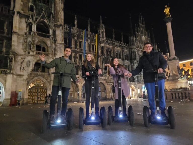 Munich: Guided City Highlights Night Tour by Segway