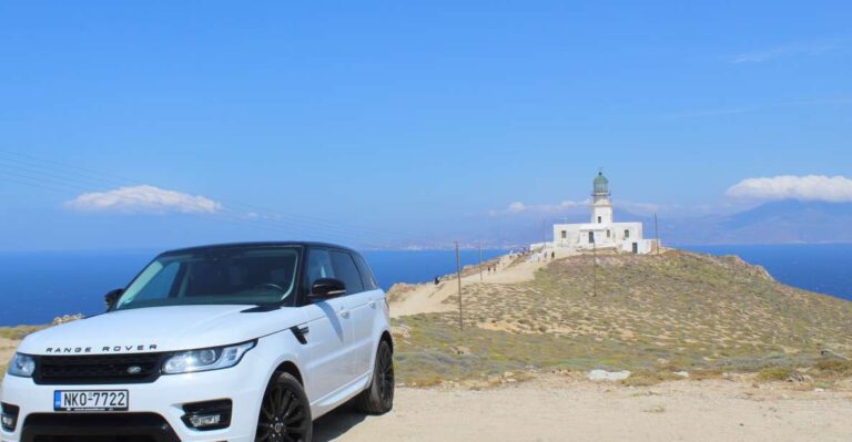 Mykonos: Private Tour With Range Rover