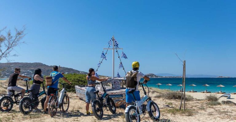 Naxos: West Coastline E-Bike Tour With Sunset Option