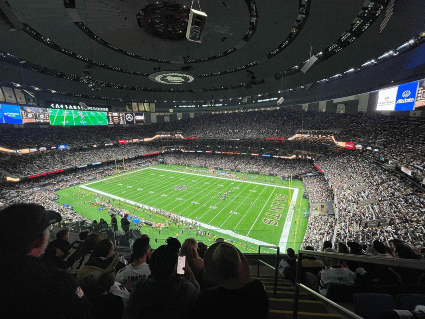 New Orleans: New Orleans Saints Football Game Ticket - Stadium Amenities and Food Options