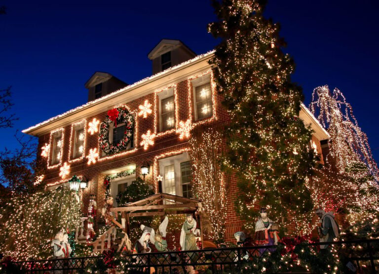 NYC: Dyker Heights and NYC Holiday Lights Tour by Luxury Bus