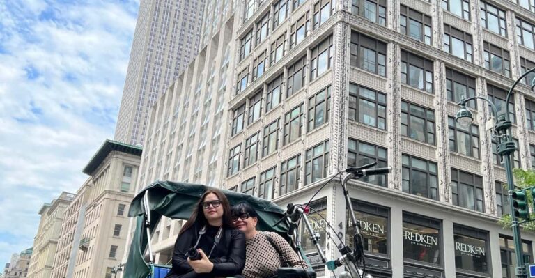 NYC: Midtown Manhattan Pedicab Tour