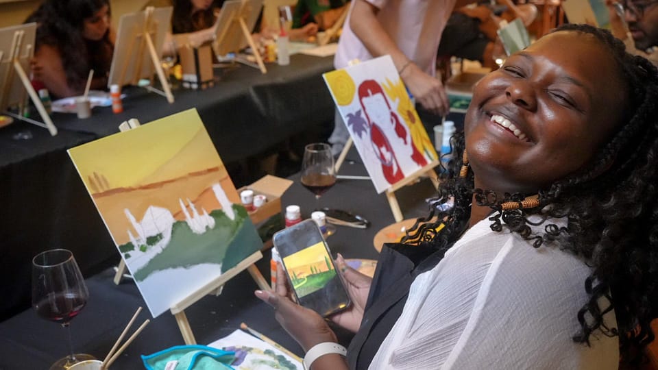 Paint and Sip at The YellowSquare Hostel - Highlights of the Experience