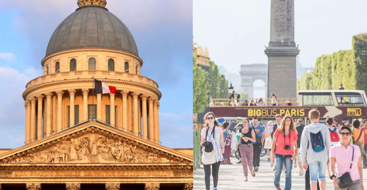 Paris: Big Bus Hop-On Hop-Off Tour and Pantheon Entrance | Travel Buddies