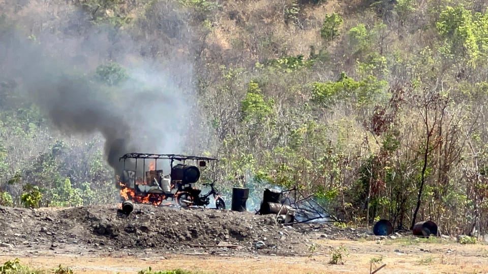 Phnom Penh Fire Range Cambodia, Video Service 4 Cameras - Overview of Fire Range