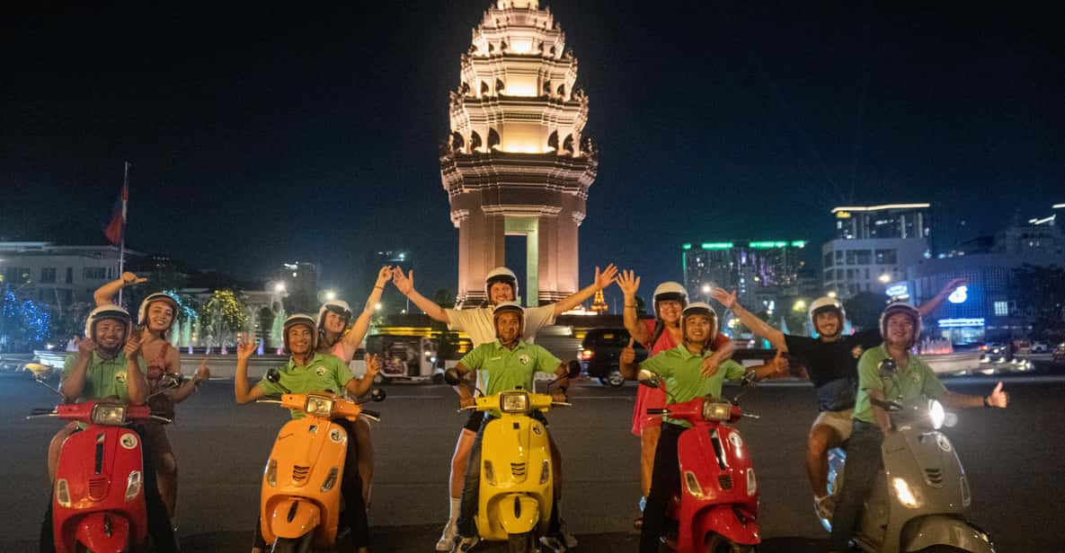 Phnom Penh Night Foodie Vespa Tour - Tour Overview