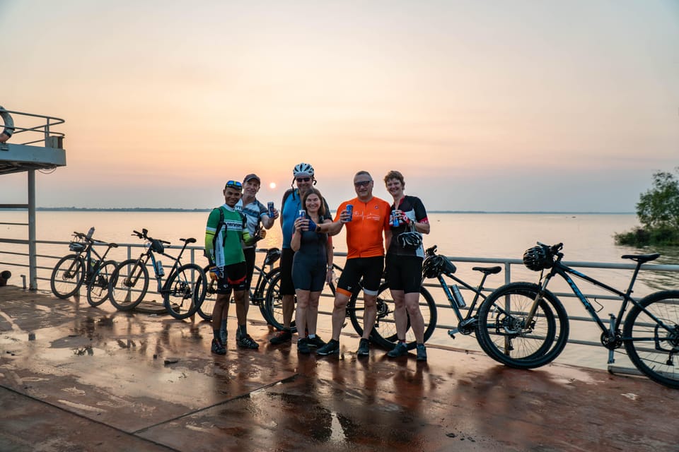 Phnom Penh: Silk Island Sunset Bike Tour Include Drinks - Tour Overview and Pricing