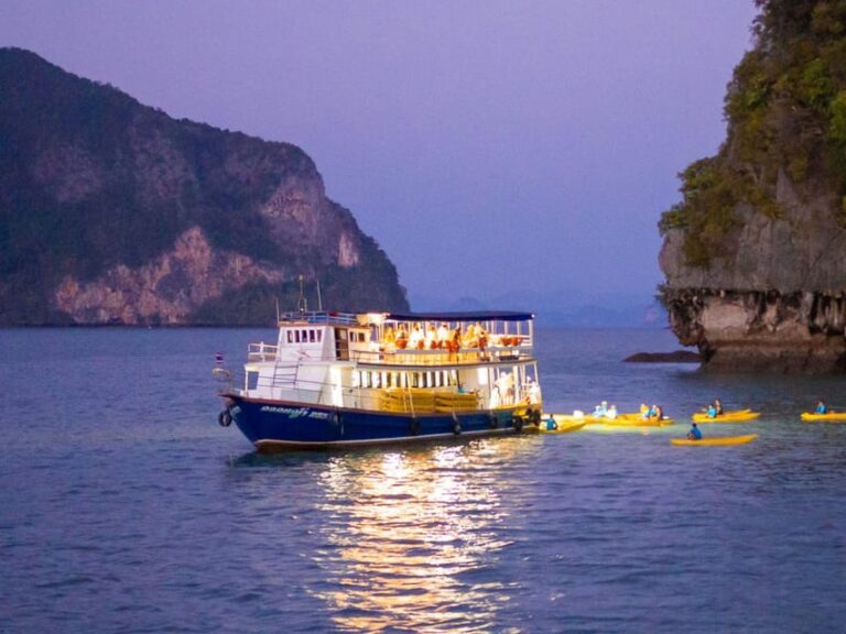 Phuket: Phang Nga Bay Sunset Cruise With Dinner and Canoeing