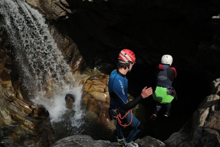 Pitlochry: Advanced Canyoning in the Upper Falls of Bruar