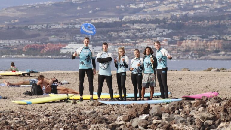 Playa De Las Americas: Surfing Group Lesson With Equipment