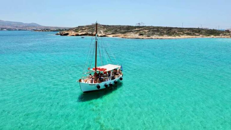 Pounta: Paros & Antiparos Cruise, Swimming & Seafood Lunch