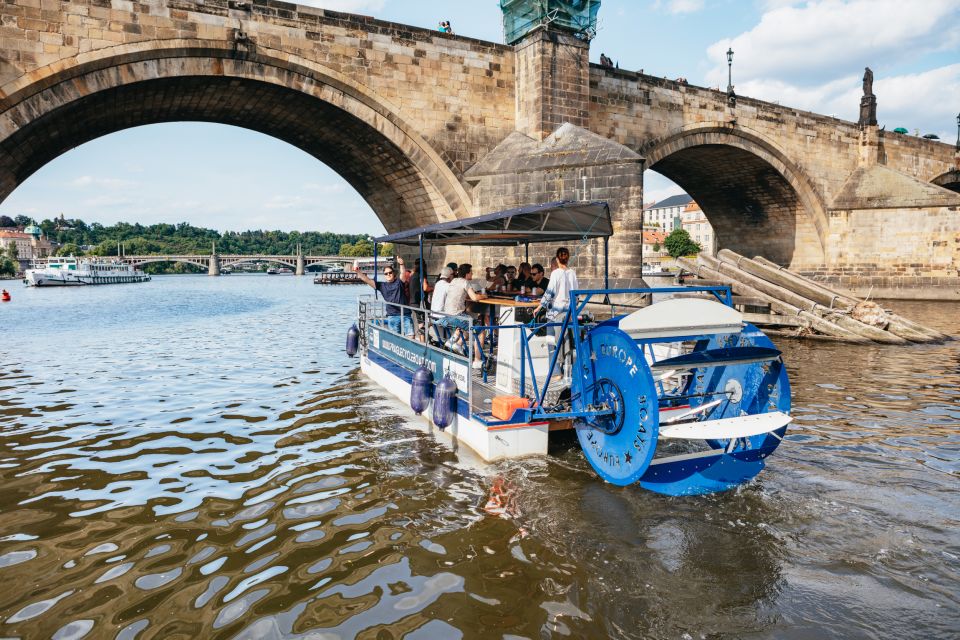 Prague: Swimming Beer Bike on A Cycle Boat - Activity Overview