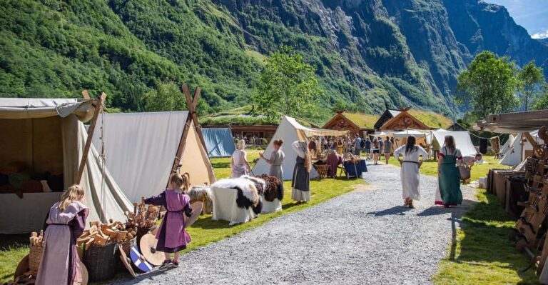 Private Tour-Nærøyfjord Cruise Viking Village & Flåm Railway