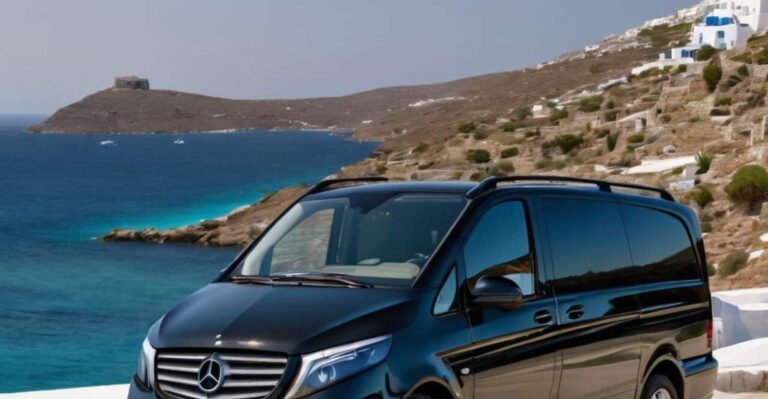 Private Transfer: Mykonos Port to Your Hotel With Mini Van