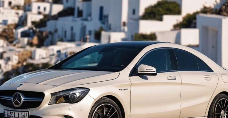 Private Transfer: Mykonos Port to Your Villa With Sedan