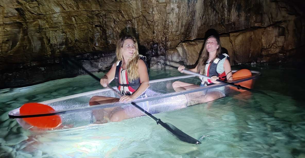 Pula: Blue Cave Illuminated Clear-Bottom Kayak Night Tour - Tour Overview and Pricing