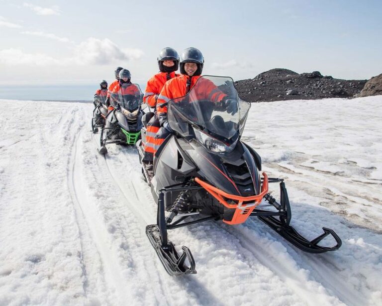 Reykjavik: Iceland South Coast & Glacier Snowmobile Tour