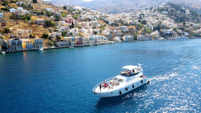 Rhodes Town: Symi Full-Day Yacht Cruise With Meal & Drinks