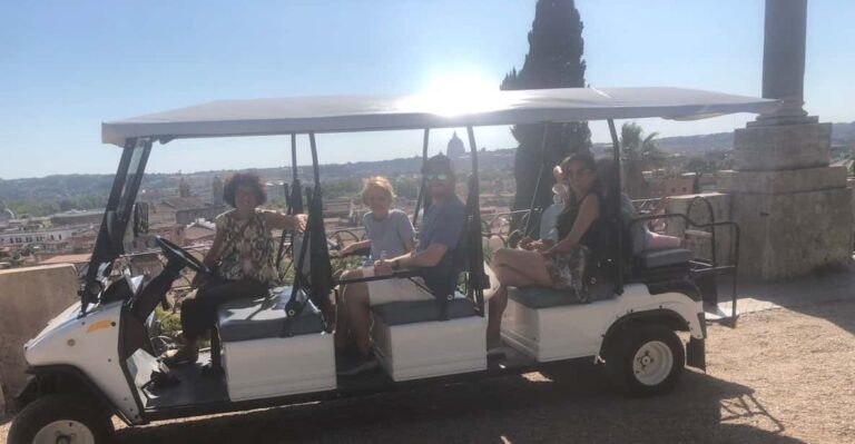 Rome: City Highlights Tour in an E-Golf Cart