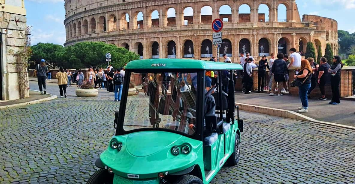 Rome: Guided Colosseum Tour & Golf Cart City Tour With Pasta - Inclusions and Exclusions