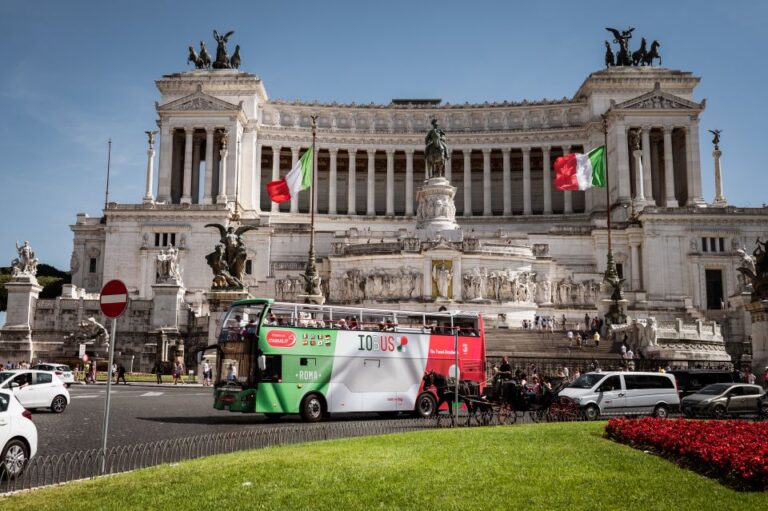 Rome: Hop-On Hop-Off Open-Top Bus Tour Ticket