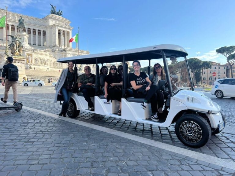 Rome: Private Guided Golf Cart Tour