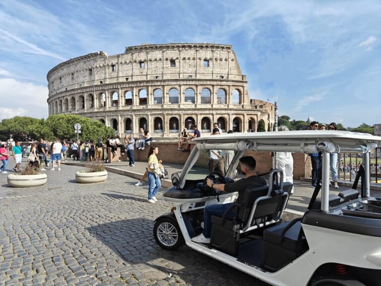 Rome: Private VIP Golf Cart Tour, Discover the City in Style