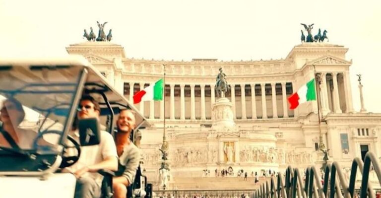 Rome Sightseeing in a Golf Cart