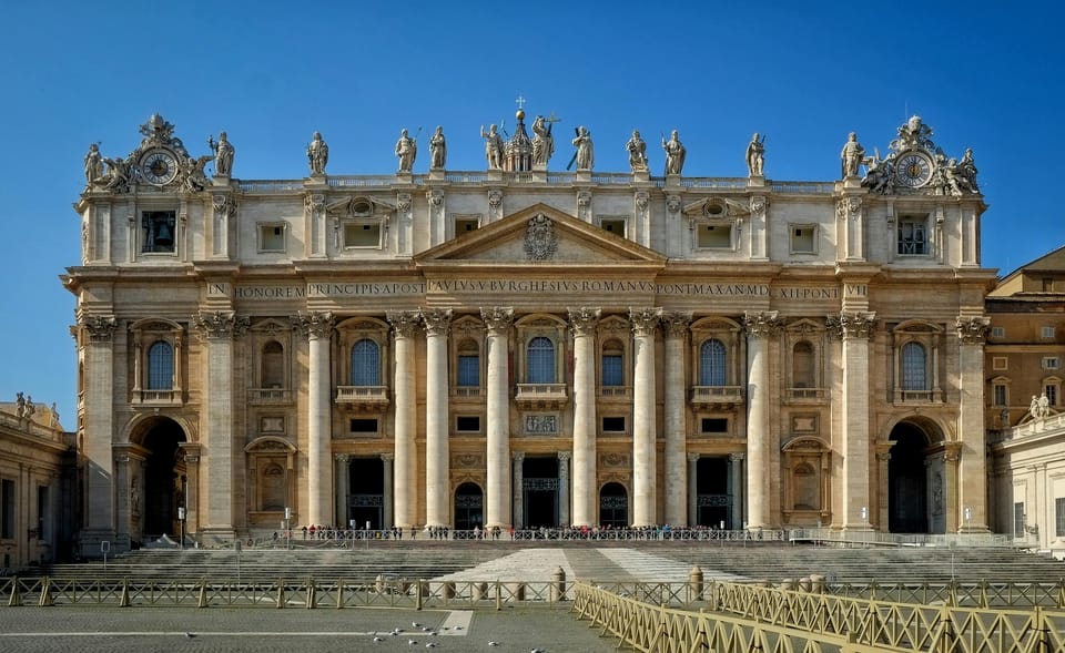 Rome: St. Peters Basilica Tour With Vatican Grottoes - Tour Overview