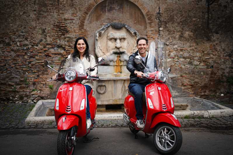Rome Vespa Tour With Professional Photoshoot