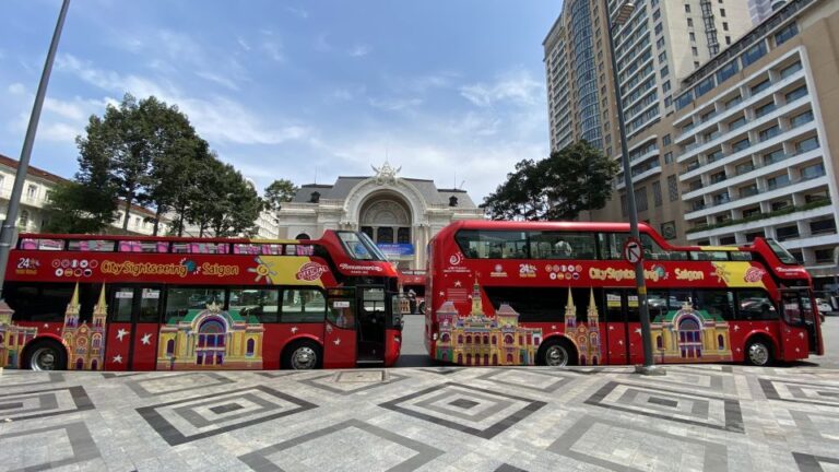 Saigon: City Sightseeing Hop-On Hop-Off Bus Tour