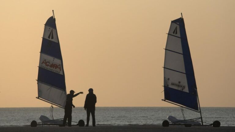 Sand Yachting Lesson On The Berck Beach