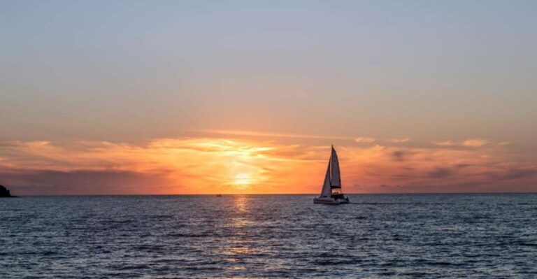 Santorini Catamaran Sunset Skyline Cruise