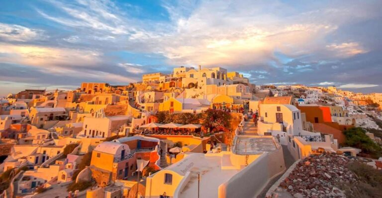 Santorini: Guided Island Day Trip With Beach Visit