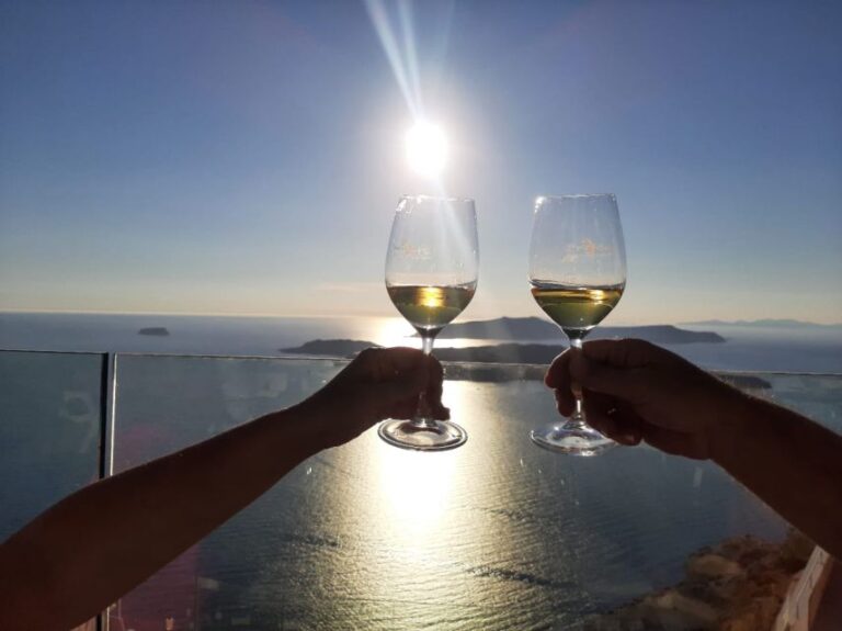 Santorini: Guided Wineries Private Tour With Wine Tastings