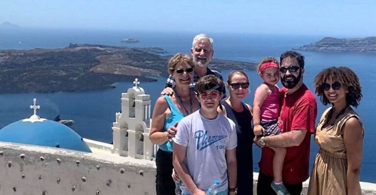 Santorini Panoramic Firostefani & Oia Blue Dome Private Tour