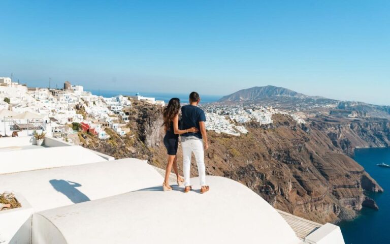 Santorini: Private Customizable Car Tour With a Local Guide