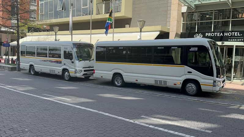 Seamless Airport Shuttle: OR Tambo to Melrose Arch - Shuttle Experience