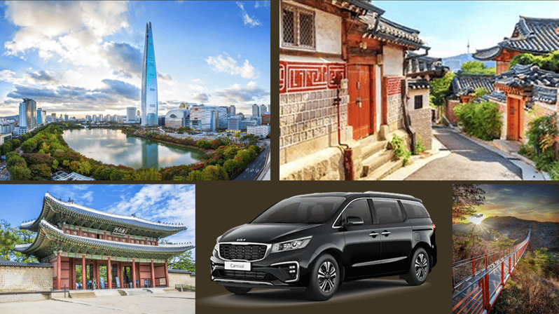 Seoul Suburbs Private Chartered Car Tour for 10HR - Included Services