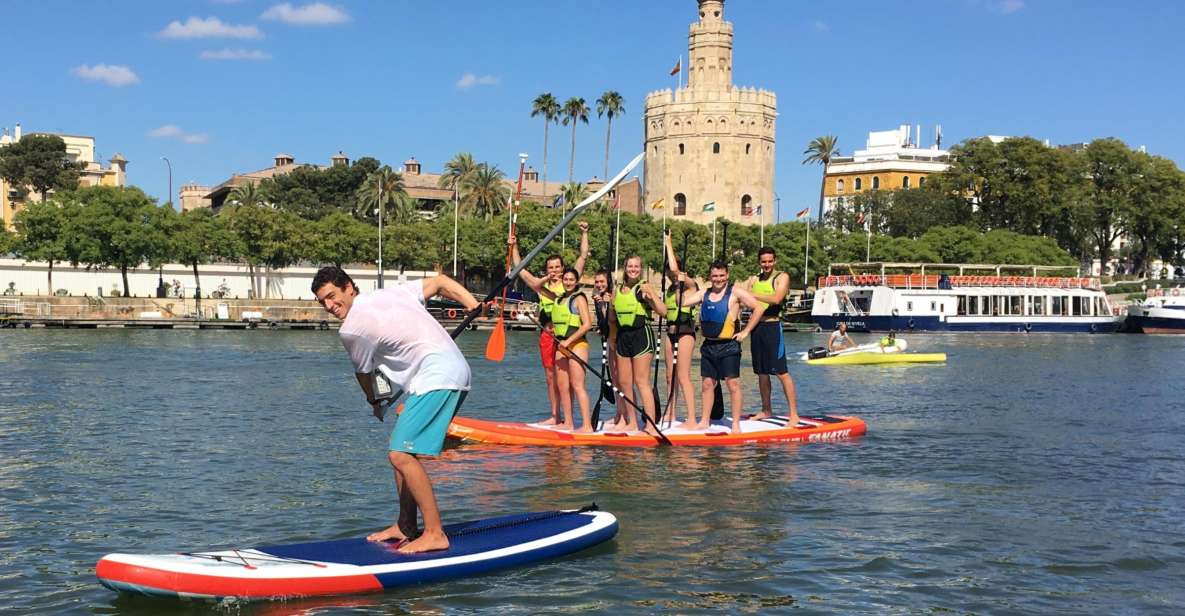 Seville: Group Giant Paddle-Boarding Session - Activity Overview