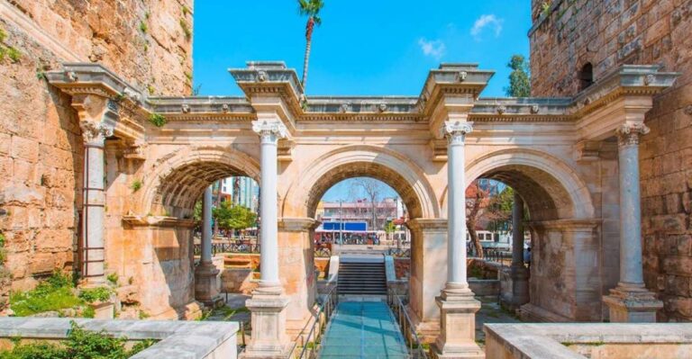 Side: Antalya City Tour With Boat Trip & Waterfall