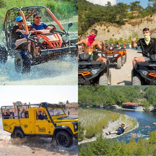 Side: Rafting With Lunch, Zipline, Quad, Buggy, Jeep Tour - Pricing and Booking