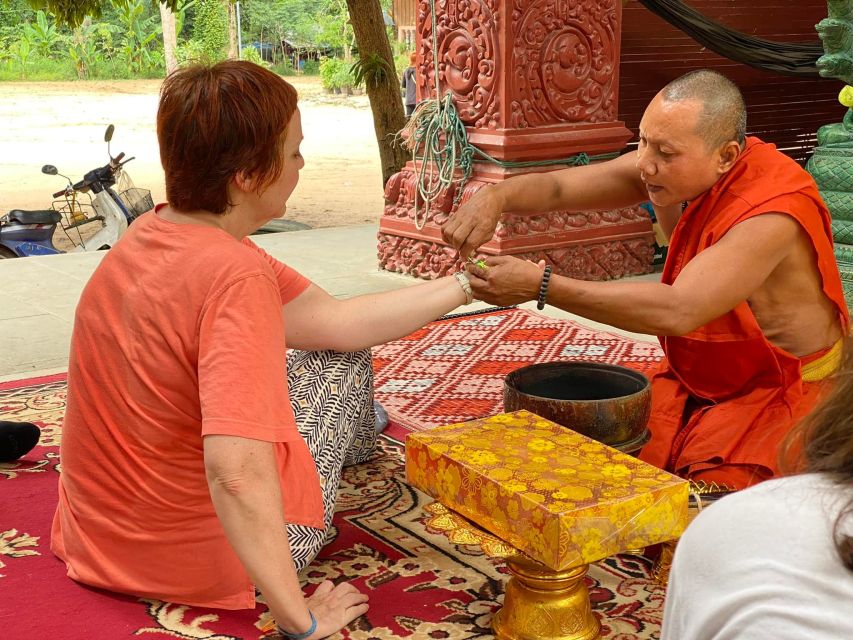 Siem Reap: Buddhist Monastery With Monks Water Blessing - Overview of the Experience