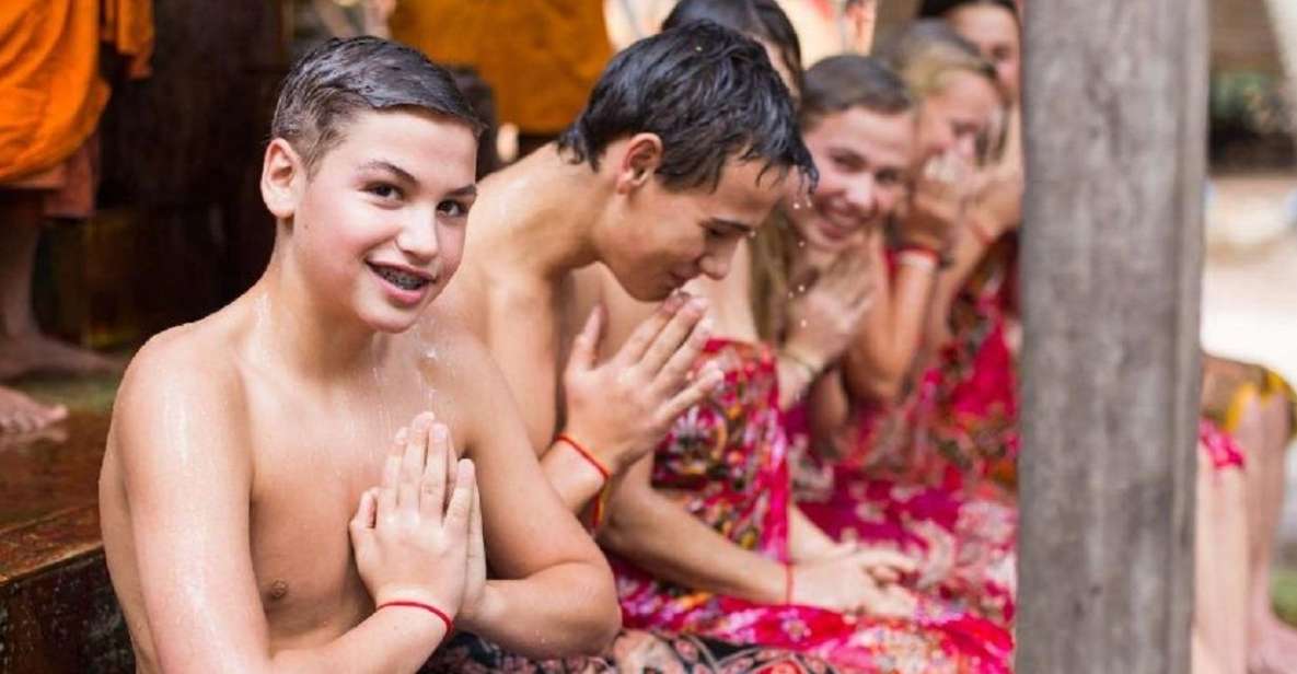 Siem Reap Cambodian Buddhist Water Blessing and Local Market - Overview of the Experience