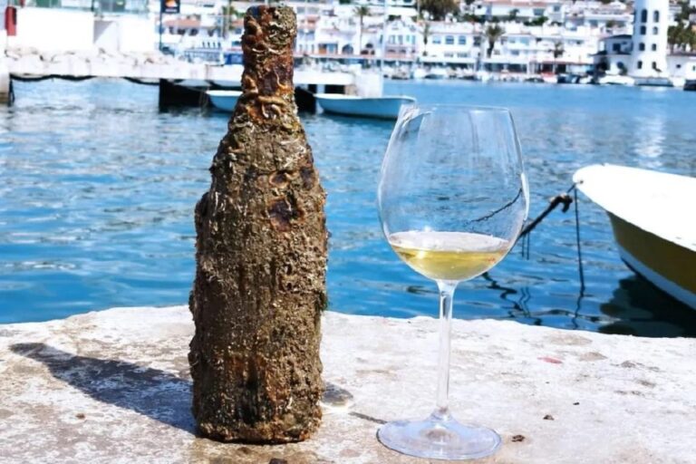 Sitges: Sailboat Trip + Walking Tour and Wine Cellar Tour